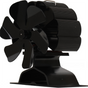 Mini Heat-Powered Fireplace Fan - Eco-Friendly and Self-Powered Silent Thermal Air Circulation Fan for Home V888-ELOSUNG49255