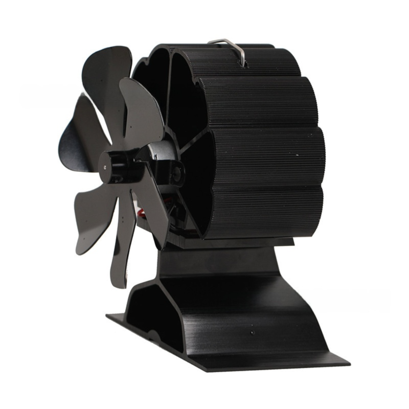 Mini Heat-Powered Fireplace Fan - Eco-Friendly and Self-Powered Silent Thermal Air Circulation Fan for Home V888-ELOSUNG49255