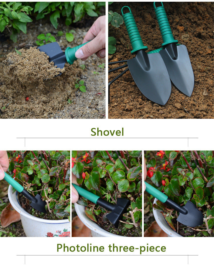 10-Piece Purple Professional Garden Tool Set with Carrying Case - Ergonomic Gardening Kit for Digging, V888-ELOSUNG49257