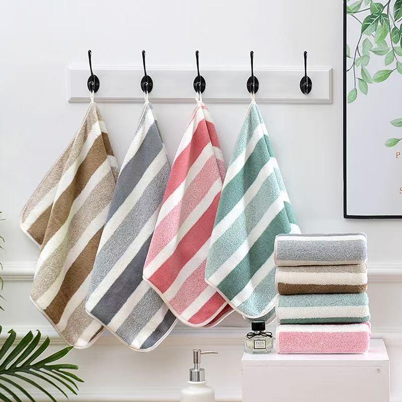 8-Piece Grey Luxury Coral Fleece Towel & Bath Sheet Set - Ultra-Soft High-Density Absorbent Towels Complete V888-ELOSUNG49484