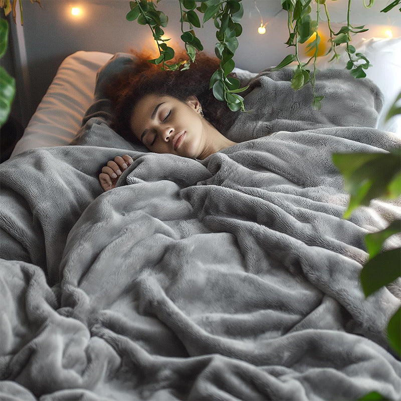 Premium Soft Flannel Fleece Blanket (Medium / Nap 100 x 150 CM) - Lightweight Plush Throw for Sofa, Bed & V888-ELOSUNG49499
