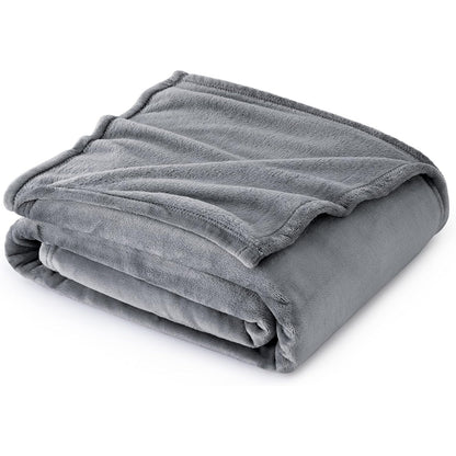Premium Soft Flannel Fleece Blanket (Extra Large 200 x 230 CM) - Lightweight Plush Throw for Sofa, Bed & V888-ELOSUNG49501