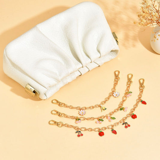 #4167 3-Layered Bohemian Vintage Ceramic Keychain Bag Charm - Handcrafted Lucky Ethnic Bag Styling Accessory V888-ELOSUNG49604