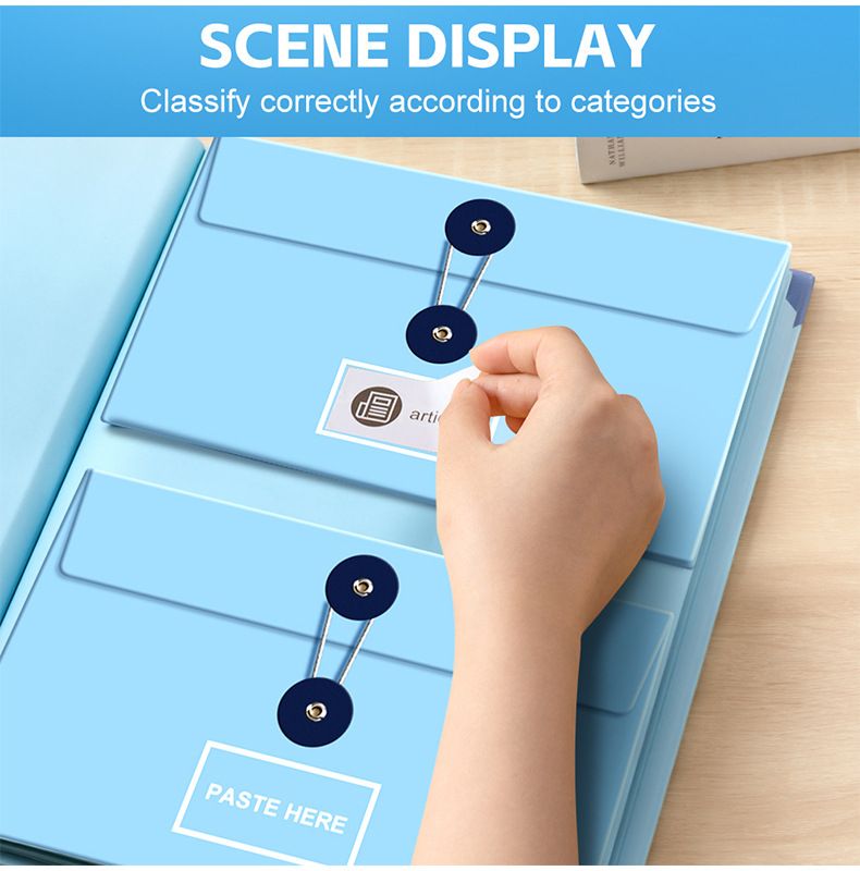 In Case I Go Missing Blue High-Capacity Emergency Information Binder - Heavy Duty Expanding File Organizer V888-ELOSUNG49621
