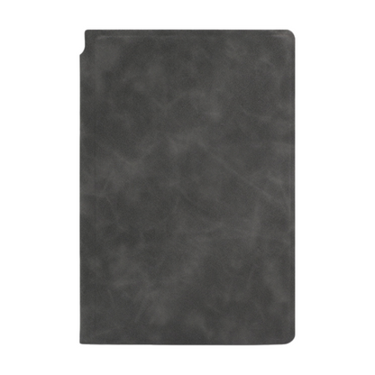 Dark Grey A4 PU Leather Whiteboard Notebook with 3-Color Pens, Eraser & Cloth - Reusable Eco-Friendly Desktop V888-ELOSUNG49653