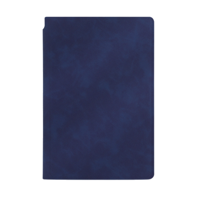 Dark Blue A4 PU Leather Whiteboard Notebook with 3-Color Pens, Eraser & Cloth - Reusable Eco-Friendly Desktop V888-ELOSUNG49654