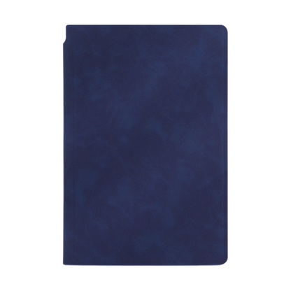 Dark Blue A4 PU Leather Whiteboard Notebook with 3-Color Pens, Eraser & Cloth - Reusable Eco-Friendly Desktop V888-ELOSUNG49654