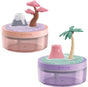 Coconut Tree & Cherry Blossom USB Portable Bionic Landscape Humidifier and Creative Potted Plant Air Diffuser V888-ELOSUNG49668