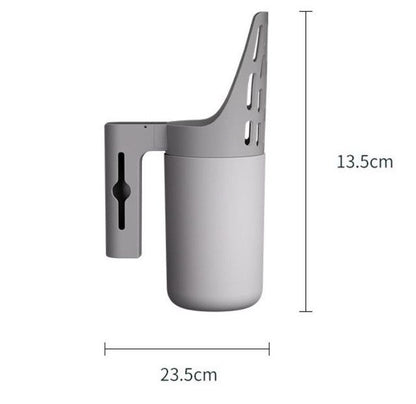 3-in-1 Handheld Cat Litter Scoop with Waste Bin & Bag Dispenser - One-Way Litter Sifting & Disposal Tool, V888-ELOSUNG49676