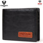 Black Handcrafted Genuine First-Layer Cowhide Wallet & Card Case for Men - Multi-Slot Ultra-Slim Bifold, V888-ELOSUNG49714