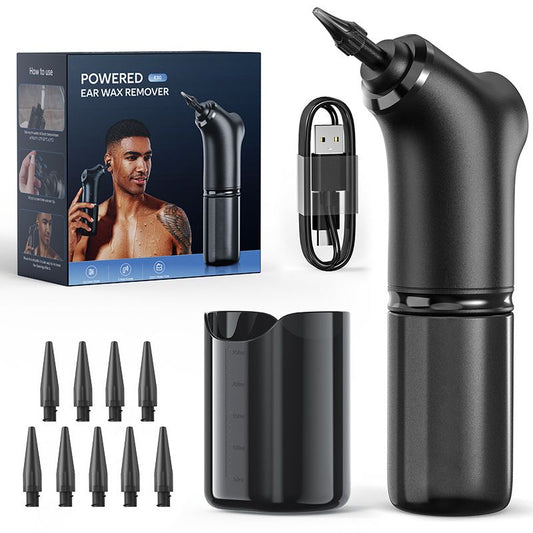 E30 Professional Electric Ear Irrigation and Ear Wax Removal Kit - Type-C Charging, 4 Pressure Levels, 200ML V888-ELOSUNG49833