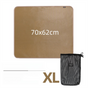 70 x 62 CM XL Size Fireproof Outdoor Mat with Storage Bag - Silicone Coated Heat Resistant, Fire Pit V888-ELOSUNG49877