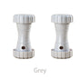 2 Pack(Grey): Cat and Dog Treat Dispenser Toy - Interactive, Durable, Bite-Resistant Slow-Feeder, Dumbbell V888-ELOSUNG50021