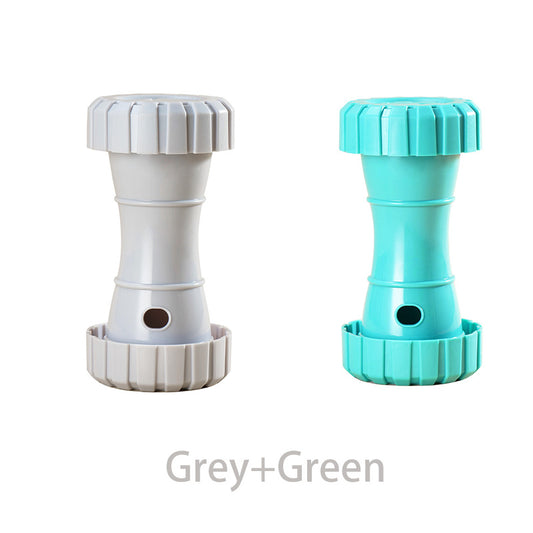 2 Pack(Grey+Green): Cat and Dog Treat Dispenser Toy - Interactive, Durable, Bite-Resistant Slow-Feeder, V888-ELOSUNG50022