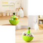 Green 2Pcs Interactive Cat Wobble Toy Set - Dual Ball Turntable & Feeder with Feather Teaser and Catnip Ball V888-ELOSUNG50072