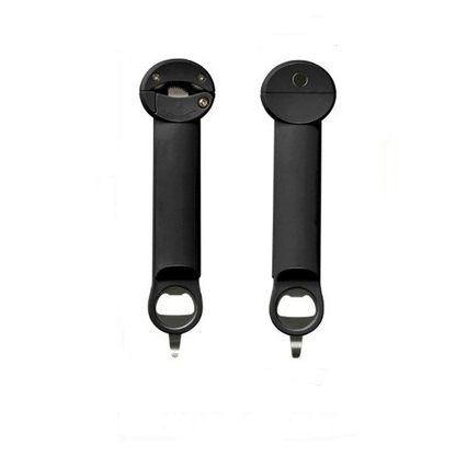 Black Multi-Functional Adjustable Can and Bottle Opener - Heavy Duty Jar Opener for Seniors, Women, and Weak V888-ELOSUNG50102
