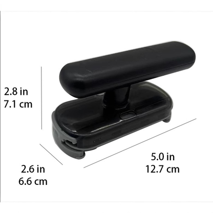2 pack Black Creative Multi-Functional ABS Can and Bottle Opener - Non-Slip, Effort-Saving Jar Lid Opener for V888-ELOSUNG50117