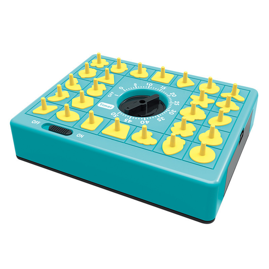 Blue Time Puzzle Shape Matching Game, Kids Educational Memory Board Game with Timer, 26 Pieces Montessori V888-ELOSUNG50199