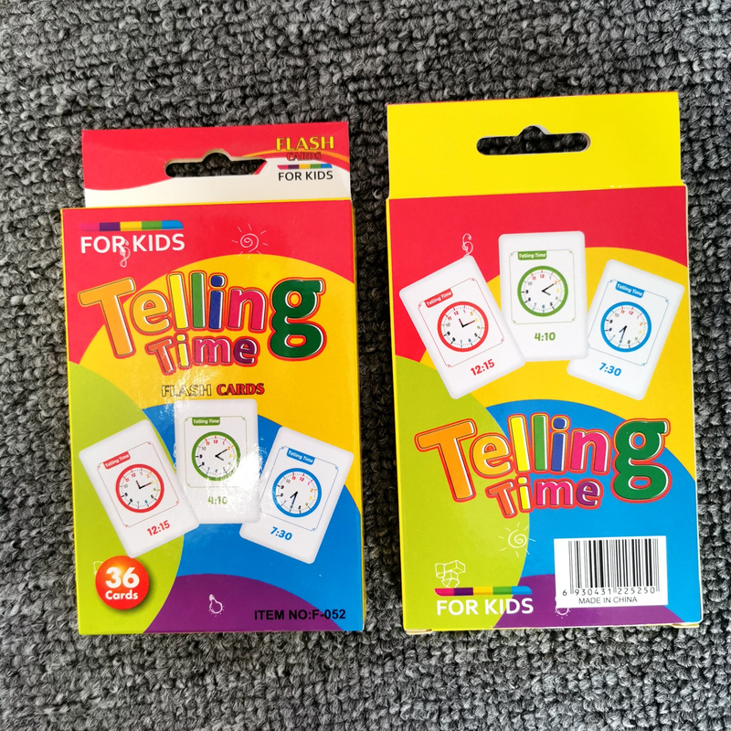 4-Set Kids Early Education Flash Cards, Montessori Cognitive Development Toys for Toddlers Ages 4+, V888-ELOSUNG50202