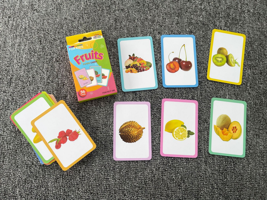 4-Set Kids Early Education Flash Cards, Montessori Cognitive Development Toys for Toddlers Ages 4+, V888-ELOSUNG50203