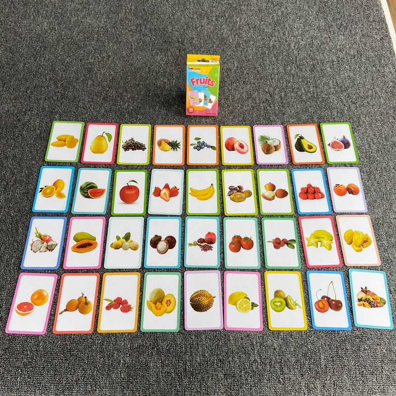 7-Set Kids Early Education Flash Cards, Montessori Cognitive Development Toys for Toddlers Ages 4+, V888-ELOSUNG50204