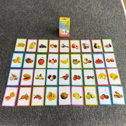 7-Set Kids Early Education Flash Cards, Montessori Cognitive Development Toys for Toddlers Ages 4+, V888-ELOSUNG50204