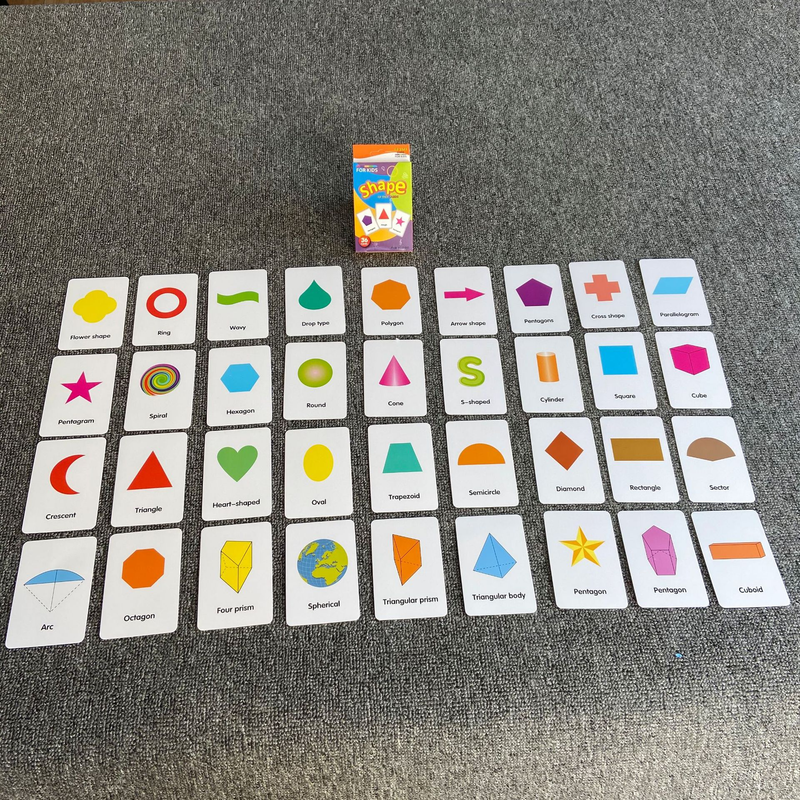 7-Set Kids Early Education Flash Cards, Montessori Cognitive Development Toys for Toddlers Ages 4+, V888-ELOSUNG50204