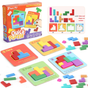 Quick Puzzle Tetris Building Blocks Game Speed Challenge Parent-Child Interactive Brain Training 20 Challenge V888-ELOSUNG50228