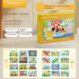 2-pce Kids 3D EVA Foam Sticker Art Kit - Princess Theme DIY Craft Activity Set with 12 Designs, Self-Adhesive V888-ELOSUNG50234