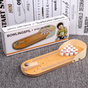 Mini Tabletop Bowling Game Set - Desktop Interactive Parent-Child Toy with Metal Ball, Hand-Eye Coordination V888-ELOSUNG50245