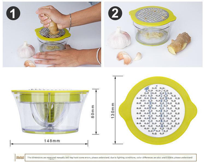4-in-1 Manual Citrus Juicer with Grater and Egg Separator -Free Multi-Function Hand Press Lemon Orange V888-ELOSUNG50277