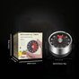 Black Stainless Steel Magnetic Kitchen Timer - 60 Minute Mechanical Countdown Timer with Loud Alarm, No V888-ELOSUNG50336