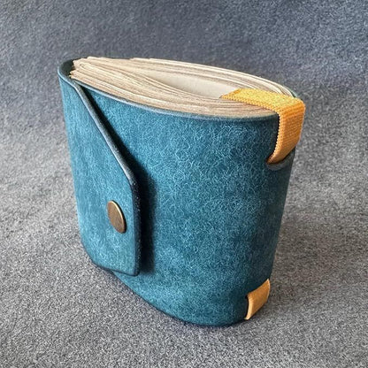 Blue Cash Wrap Wallet - Compact Snap Closure Card and Bill Holder, Slim Design for Quick Access, Lightweight V888-ELOSUNG50546