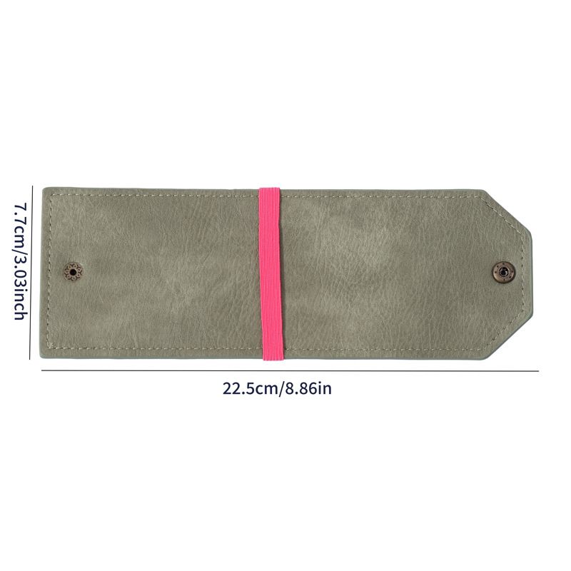 Green Cash Wrap Wallet - Compact Snap Closure Card and Bill Holder, Slim Design for Quick Access, Lightweight V888-ELOSUNG50549