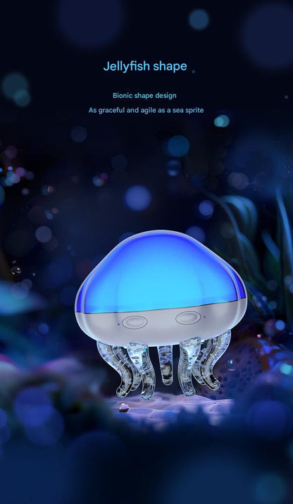 Jellyfish Ocean Wave Projector Night Light - USB Powered , 2 Timer Settings, Dual Mode Projection and Night V888-ELOSUNG50649