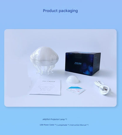 Jellyfish Ocean Wave Projector Night Light - USB Powered , 2 Timer Settings, Dual Mode Projection and Night V888-ELOSUNG50649