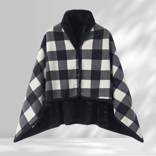 Black and White 100*140cm Japanese-Style shawl blanket Ultra-Soft Blanket - Thick Polyester Throw for Sofa, V888-ELOSUNG50783