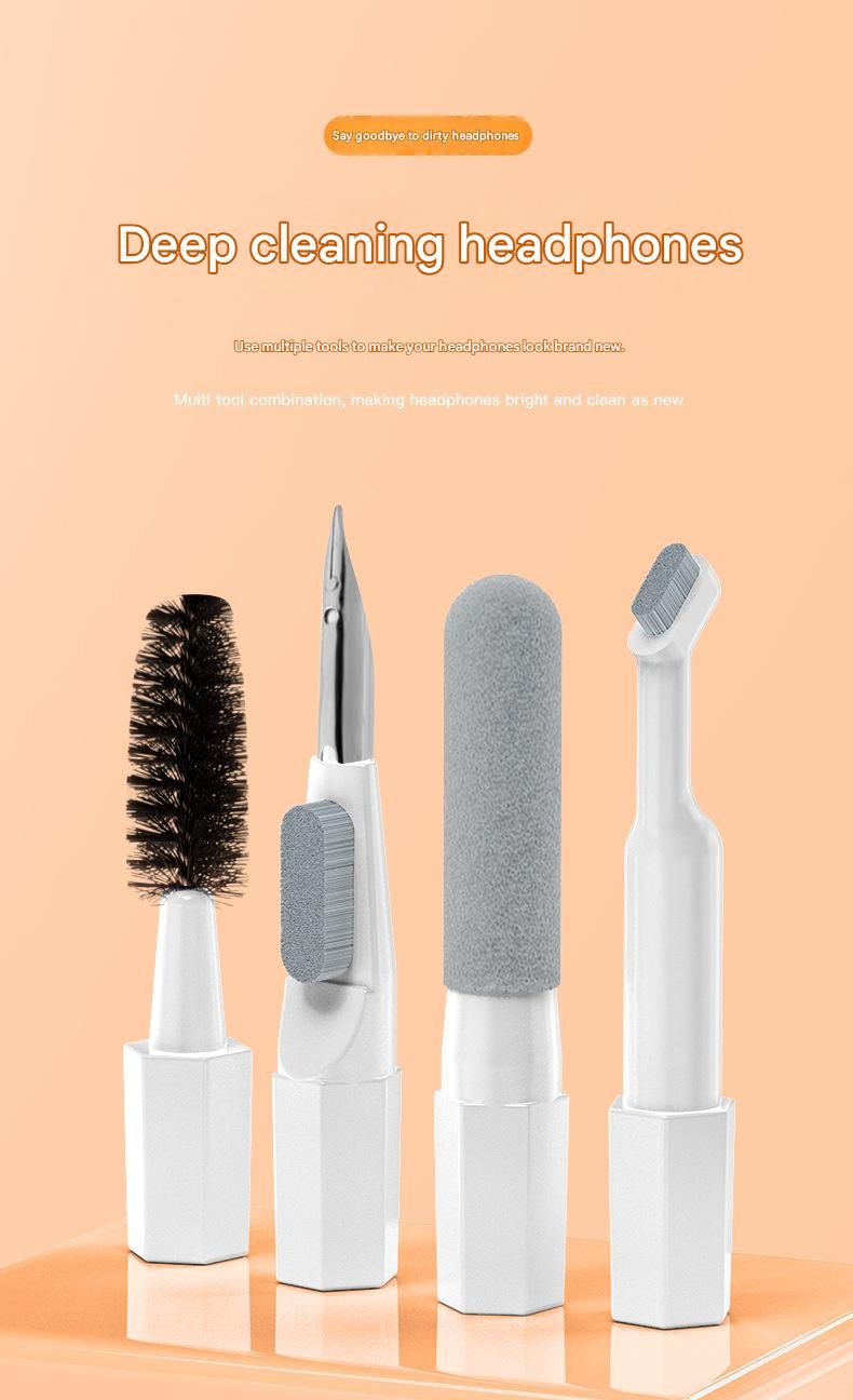 White 20-in-1 Multi-Purpose Cleaning Kit - Ergonomic ABS Handle with Dust Blower, Keyboard Cleaner & Screen V888-ELOSUNG50809