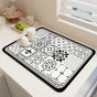 Diatom Mud Kitchen Counter Mat - Quick Dry Absorbent Non-Slip Draining Pad for Sink Benchtop 50cm x V888-ELOSUNG51009