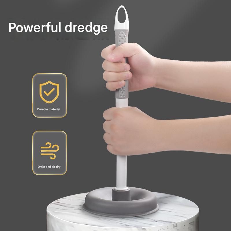 Toilet Cleaning Tool Set - 4 in 1 Bathroom Plunger and Brush Kit with Wall Mount Holder V888-ELOSUNG51035