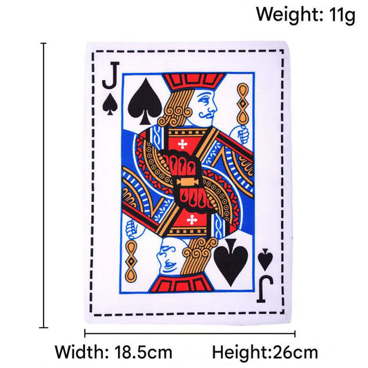 Dog Chew Toy Set - 10 Piece Playing Card Crinkle Sound Toys for Dogs(J) V888-ELOSUNG51038