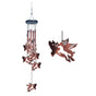 Openwork Flying Pig Metal Wind Chime - Adjustable Garden Decorative Bell with Animal Silhouettes(W4303) V888-ELOSUNG51065