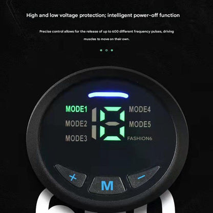 Orange EMS Muscle Stimulator Belt Set - Rechargeable Abdominal Toning Trainer with Multiple Pads and Modes V888-ELOSUNG51068