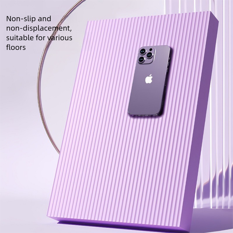 Purple 4cm Thick Balance Pad - Non-Slip High Density Foam Exercise Mat for Plank Push Up Knee Protection V888-ELOSUNG51128