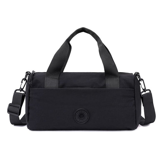 Black Lightweight Large Capacity Sports Duffel Bag - Portable Crossbody Travel Gym Handbag for Yoga Outdoor V888-ELOSUNG51134