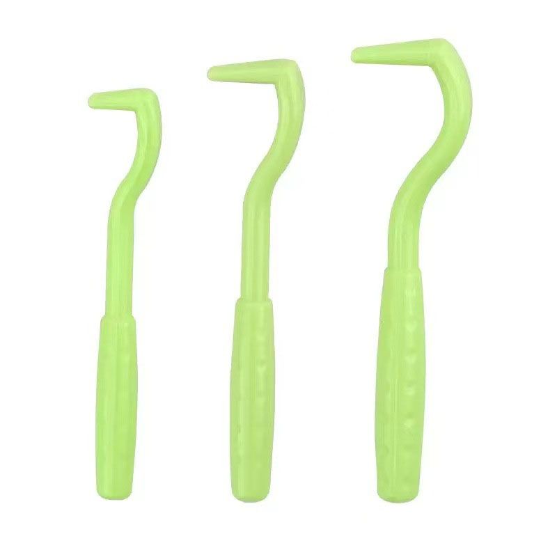 2-Pack Green Pet Tick Remover Tool Set - Small Medium Large Flea and Tick Hook Removers V888-ELOSUNG51212