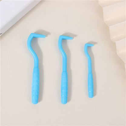 2-Pack Dark blue Pet Tick Remover Tool Set - Small Medium Large Flea and Tick Hook Removers V888-ELOSUNG51213