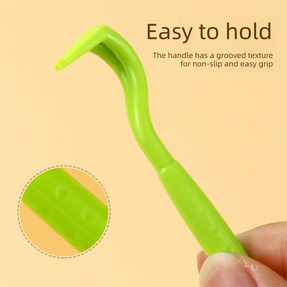 2-Pack Orange Pet Tick Remover Tool Set - Small Medium Large Flea and Tick Hook Removers V888-ELOSUNG51216