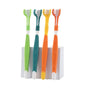 3-Sided Pet Toothbrush 4-Pack - Soft Bristle Dog Cat Dental Care Brush Set V888-ELOSUNG51219