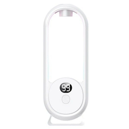 White Smart Aromatherapy Diffuser - Ultrasonic Mist Air Freshener with LED Light and Wall Mount V888-ELOSUNG51223